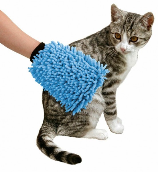 Karlie Pflegehandschuh Trockenhandschuh für Hunde und Katzen 19 x 15 cm